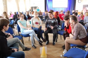 Career day for young people in Estonia introducing many career choices in ICT